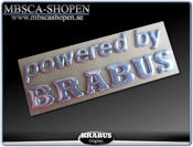 Brabus orginal emblem Powered 2st 7,5 x 2,5 cm