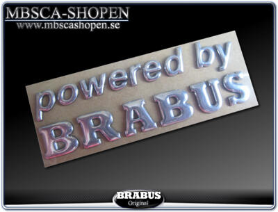 Brabus orginal emblem Powered 2st 7,5 x 2,5 cm