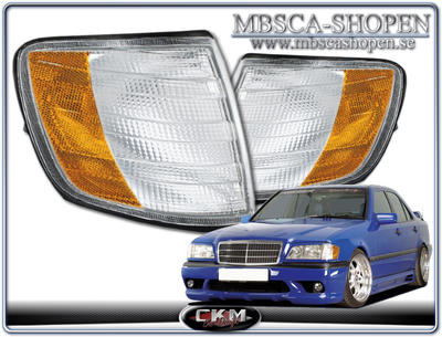 C-Klass - W202 94-00 - Blinkers fram vita USA modell  2st
