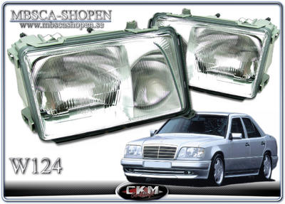 E-Klass - W124 86-95 - framlysen 1st Original look