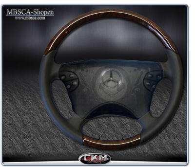 CLK - W208 97-01 - Ratt Burl trä/Skinn