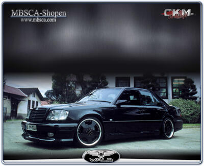 E-Klass - W124 86-95 - 3.Wald kit för 4 door sedan och Kombi.