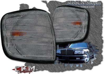 S-Klass - W126 81-91 - Blinkers fram röktonade