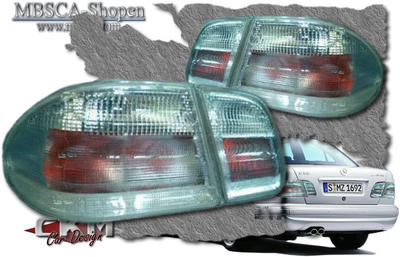 E-Klass - W210 96-01 - Bakljus Facelift Vita kristal 2 ST