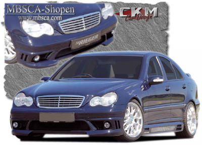 C-Klass - W203 01-06 - 3. Rieger kofångare fram.
