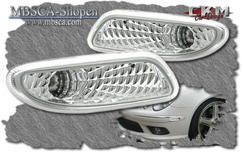 Klarglas Possitionsljus sidor framspoiler 2st