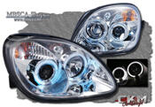 Klarglas framlysen Angel Eyes med intg blinkers 2st