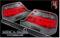 Klarglas Baklysen ink ramp red/smoke. 95-98 3 del - bild 2