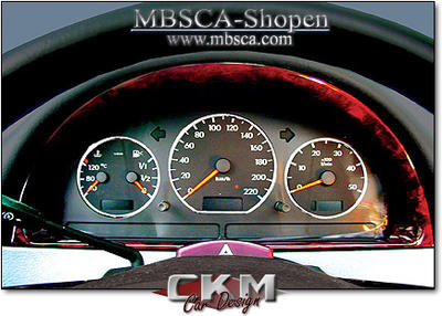 ML-Klass - W163 97-04 - Kromringar instrument