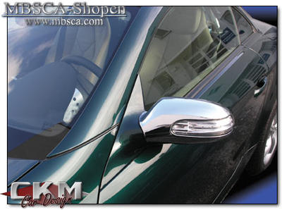 SLK - R171 04- - Spegelkåpor i krom 2st