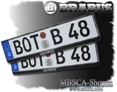 BRABUS - Tillbehör - BRABUS license plate frame