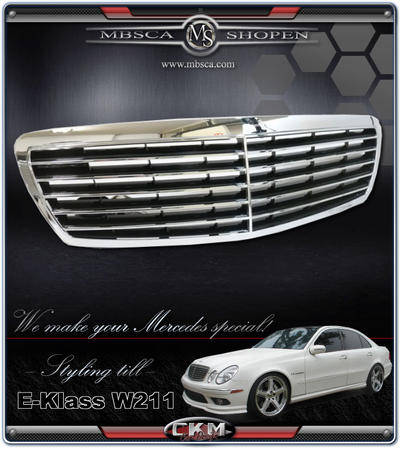 E-Klass - W211 02-08 - Avantgarde Grill med ram