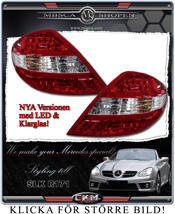 Klarglas baklysen LED 2st
