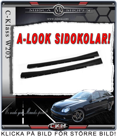 C-Klass - W203 01-06 - 1. CKM A-look C32 sidokjolar 01-06