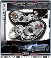 Klarglas framlysen "Devil Eyes" LED dagljus 2st