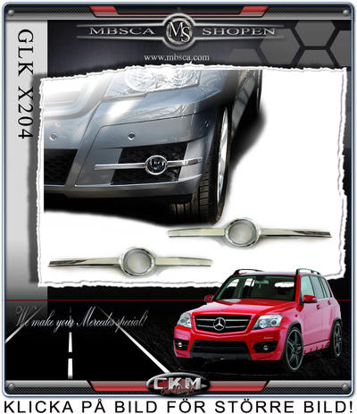 GLK - X204 - Kromringar dimljus 2st