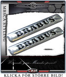 Brabus Emblem i krom 1st Original