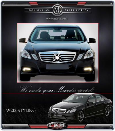 E-Klass - W212 09- - Avantgarde sport grill med MB org stjärna