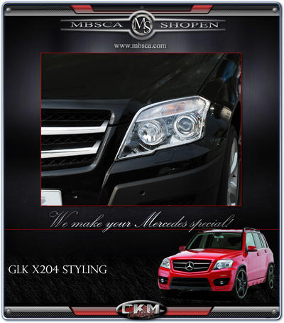 GLK - X204 - Kromringar framlysen 4st