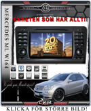 C3. Comand Facelifting Produkt enhet i \"MB LOOK\" DVD NAVI Bluetooth Touch Screen mm..