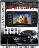 C3. Comand Facelifting Produkt enhet i \\\"MB LOOK\\\" DVD NAVI Bluetooth Touch Screen mm..