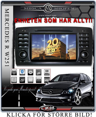 Multimedia - C3. Comand Facelifting Produkt enhet i \\\"MB LOOK\\\" DVD NAVI Bluetooth Touch Screen mm..