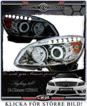 Klarglas framlysen DEVIL Eyes  2st