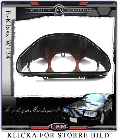 E-Klass - W124 86-95 - Ädelträ instrument hus MB Original