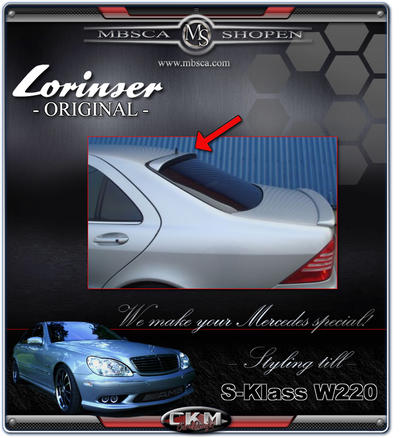 S-Klass - W220 99-05 - Takvinge LORINSER ORIGINAL 1st Silvermetallic