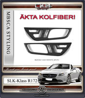 Kolfiber inredning dörrar 2st MB Original