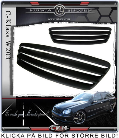 C-Klass - W203 01-06 - Avantgrill sport 4 utan  stjärna