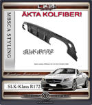Kolfiber diffusor för AMG SLK55 1st 