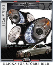 Klarglas framlysen DEVIL Eyes  2st