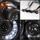 Klarglas framlysen DEVIL Eyes  SVARTA 2st - bild 2