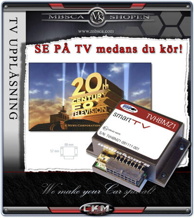 SL Roadster - R230 02- - C. Lås upp DVD/TV medan du kör modul.