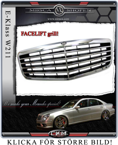 E-Klass - W211 02-08 - Avant grill faclift MB org.