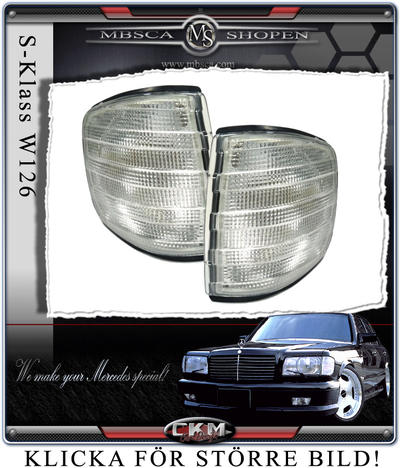 S-Klass - W126 81-91 - Blinkers fram vita