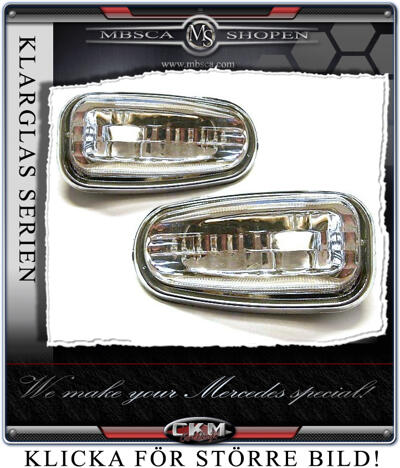 E-Klass - W210 96-01 - Klarglas Sidoblinkers Facelift 2 st