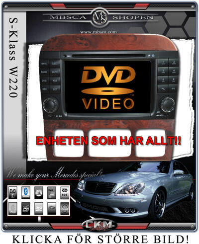 Multimedia - C3. Comand Facelifting Produkt enhet i "MB LOOK" DVD NAVI Bluetooth Touch Screen mm..