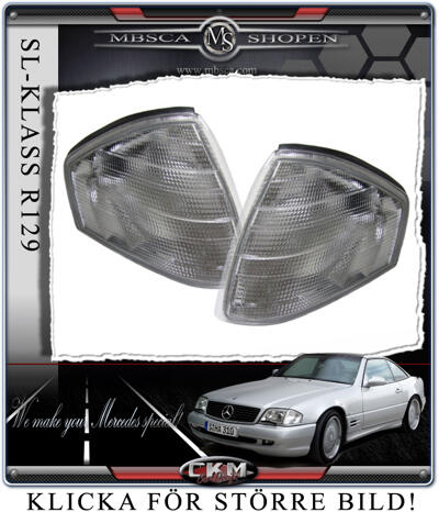 SL Roadster - R129 89-01 - Blinkers vita 2st