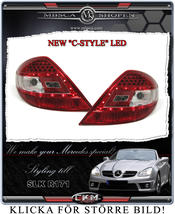 Klarglas baklysen LED "C-style" 2st