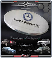 Personligt metall emblem 1 st
