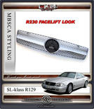Grill Facelift  1 ribba "R230" faceliftlook Silver