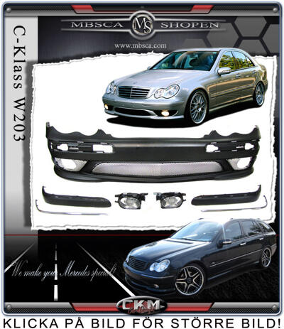 C-Klass - W203 01-06 - 1. CKM A-look C32 front 01-06