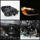 Klarglas framlysen "Devil eyes" LED DRL 2st SVARTA - bild 3