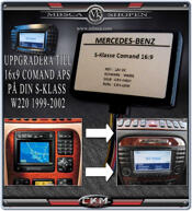 C3. Facelifting produkt 02 Comand 16:9 Speed Signal converter för S-Class och CL W220 (99-02)