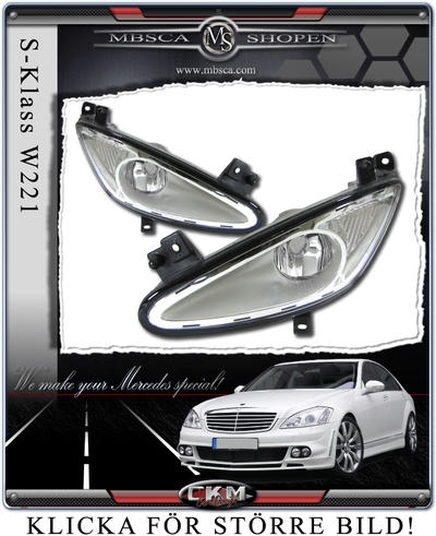 S-Klass - W221 06- - Klarglas Dimljus 1st