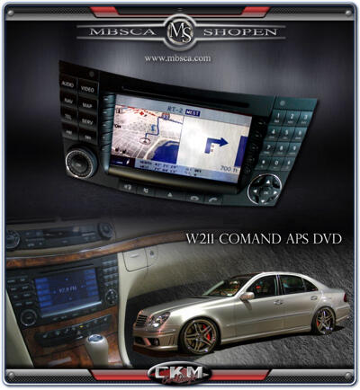Multimedia - C2a. Comand APS DVD till E-klass W211 och CLS W219