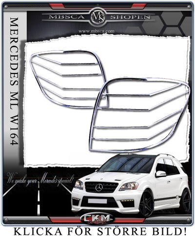 ML-Klass - W164 05- - Kromramar baklysen 2 st V2