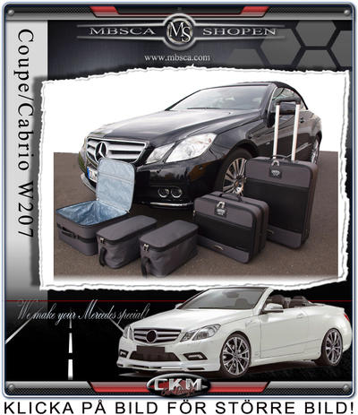 E-Klass - W207/C207 - Väskor till Coupe/Cabrio 5st